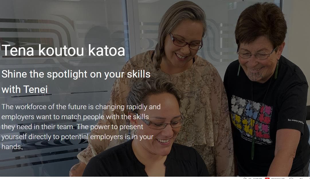 Tenei Job Hunting for Maori